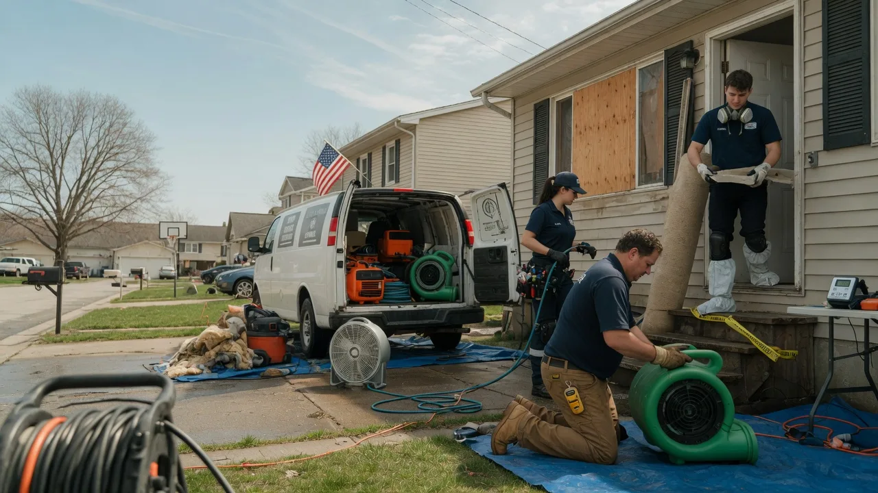 Water Damage Restoration in Amsterdam, MO near me
